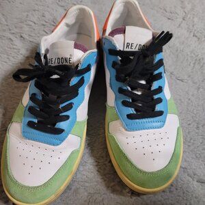 Re/Done Women's 80s Sustainable Basketball Sneakers